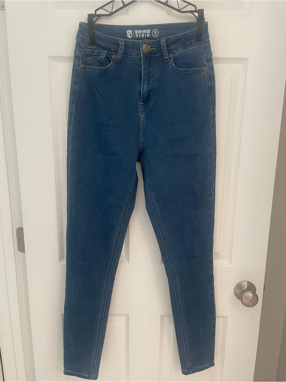 Born Primitive Women's FLEX Stretchy Skinny Jeans, Med Wash | Like New